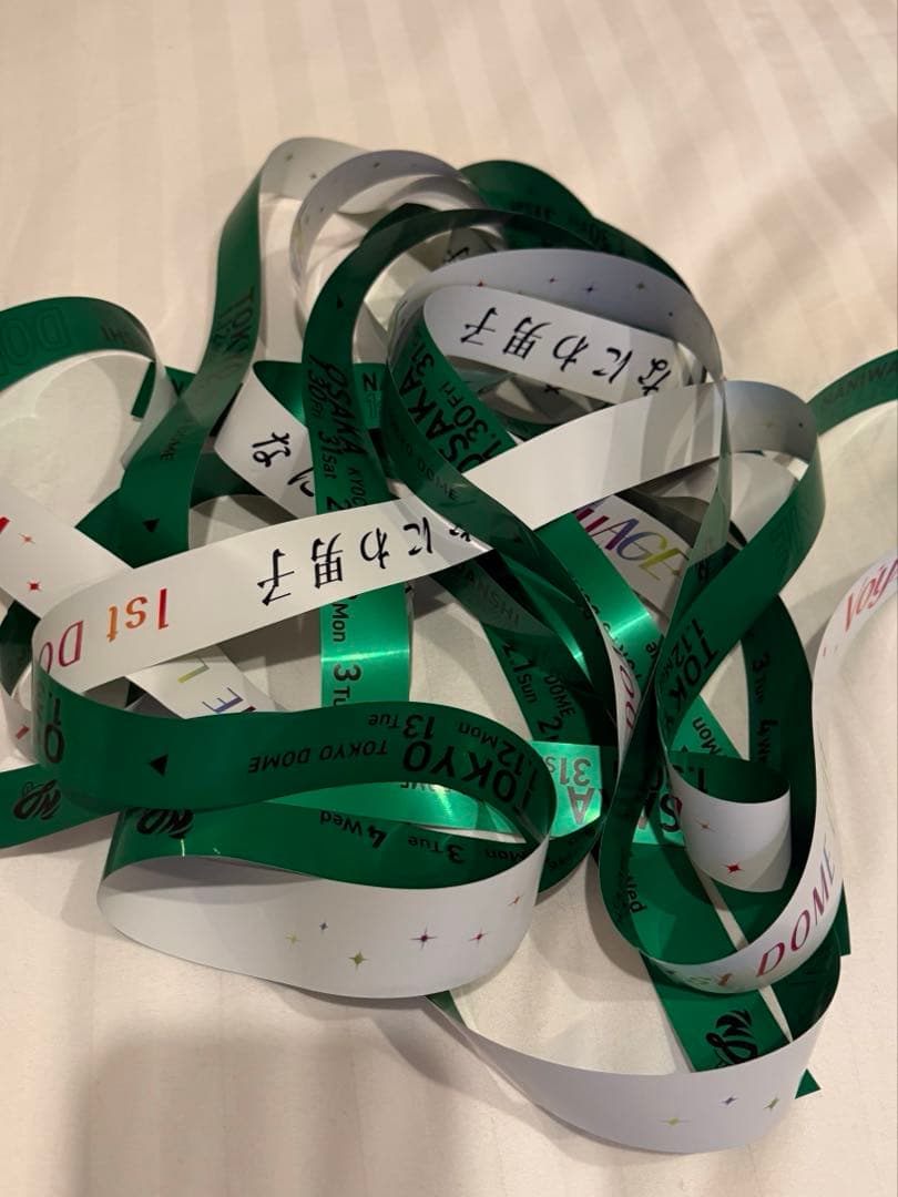 なにわ男子 銀テ 銀テープ VoyAGE 緑 大橋和也 - メルカリ