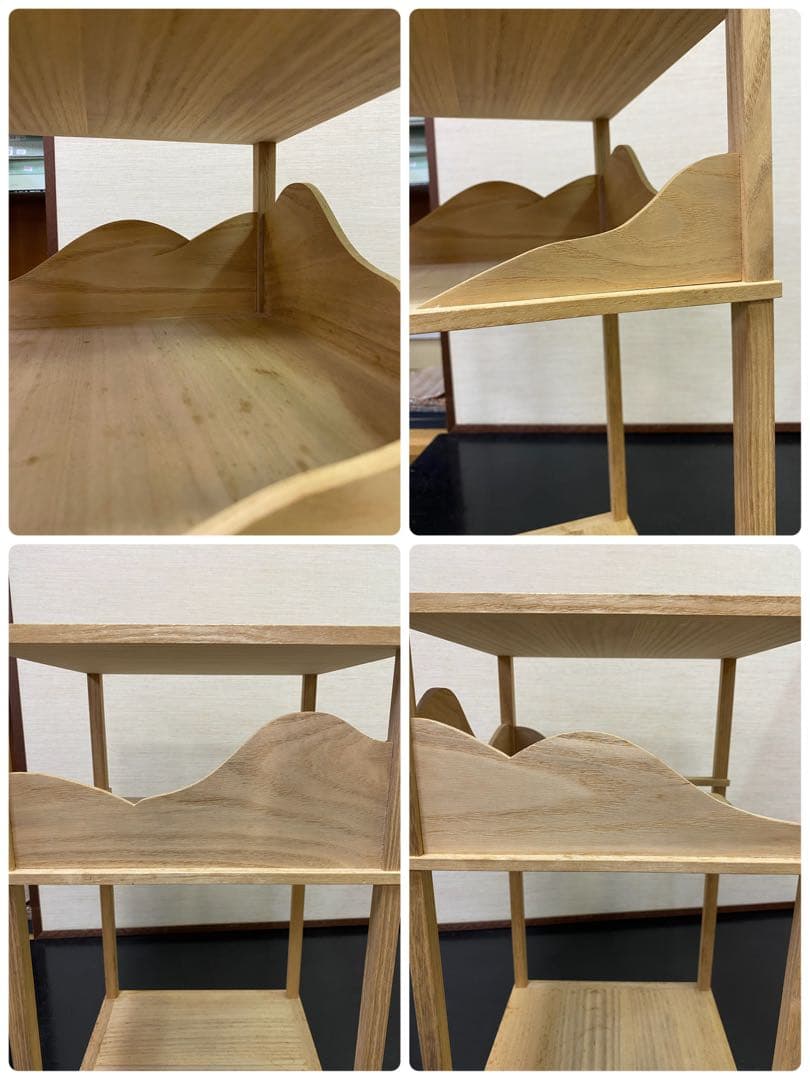 茶道具] 遠山棚 (紙箱) ○ 茶道具] 遠山棚(紙箱) ○