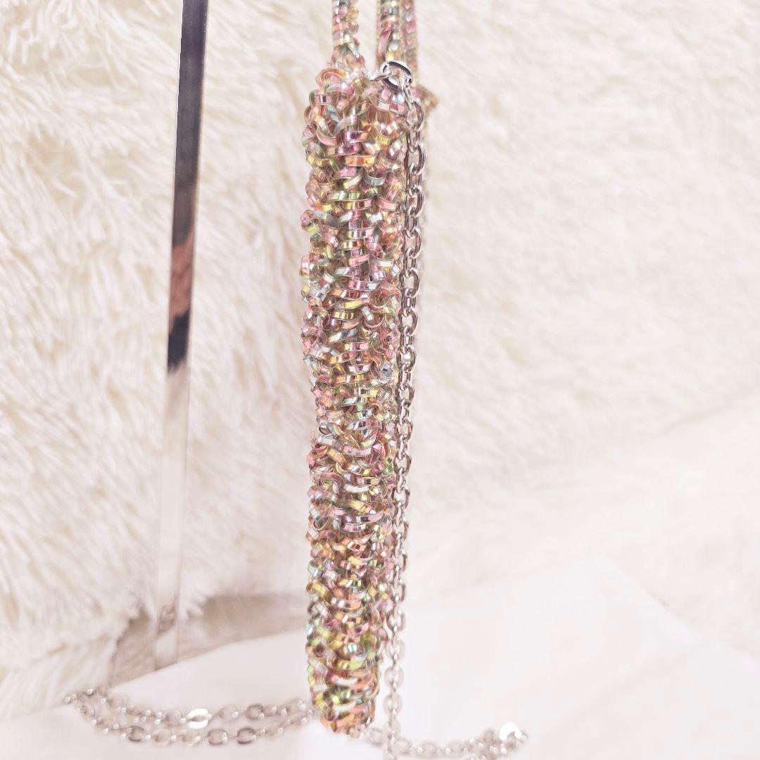 麗様✨アンテプリマ ミディアム シャンパン マルチ チェーン