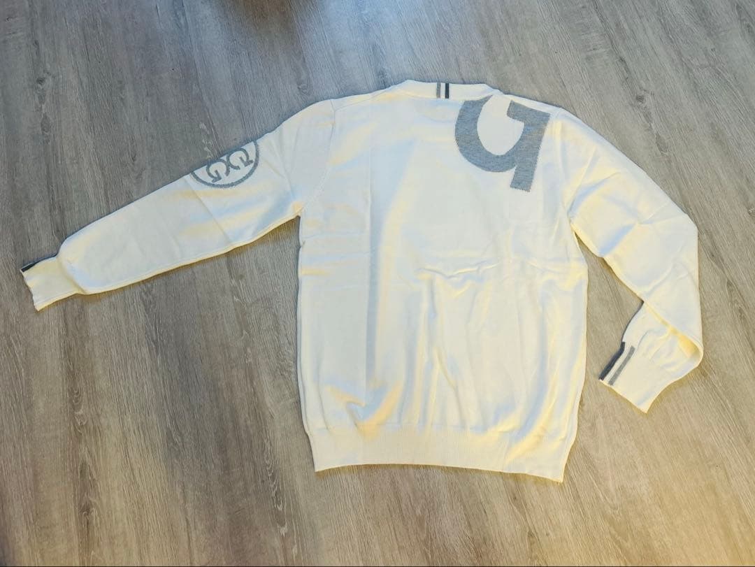 新品　G/FORE　ジーフォア　ゴルフ　セーター　ホワイト　Ｌ　レディース