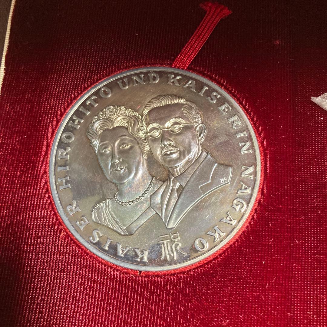 純銀製】1971年 天皇皇后両陛下御外遊記念メダル 4点セット