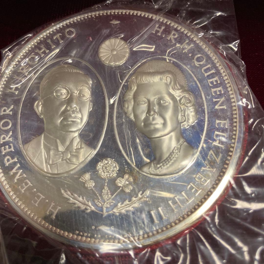 純銀製】1971年 天皇皇后両陛下御外遊記念メダル 4点セット