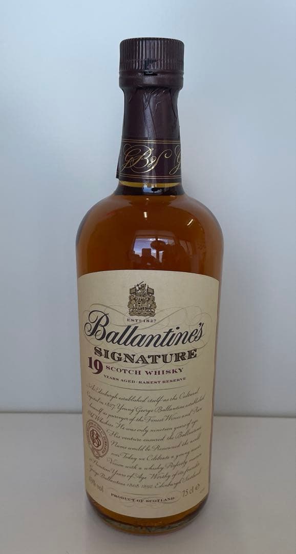 古酒 未開栓 バランタイン シグネチャー 19年 750ml