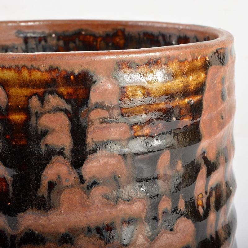 茶道具江戸中期瀬戸一重口水指識箱箱書きありMR5723