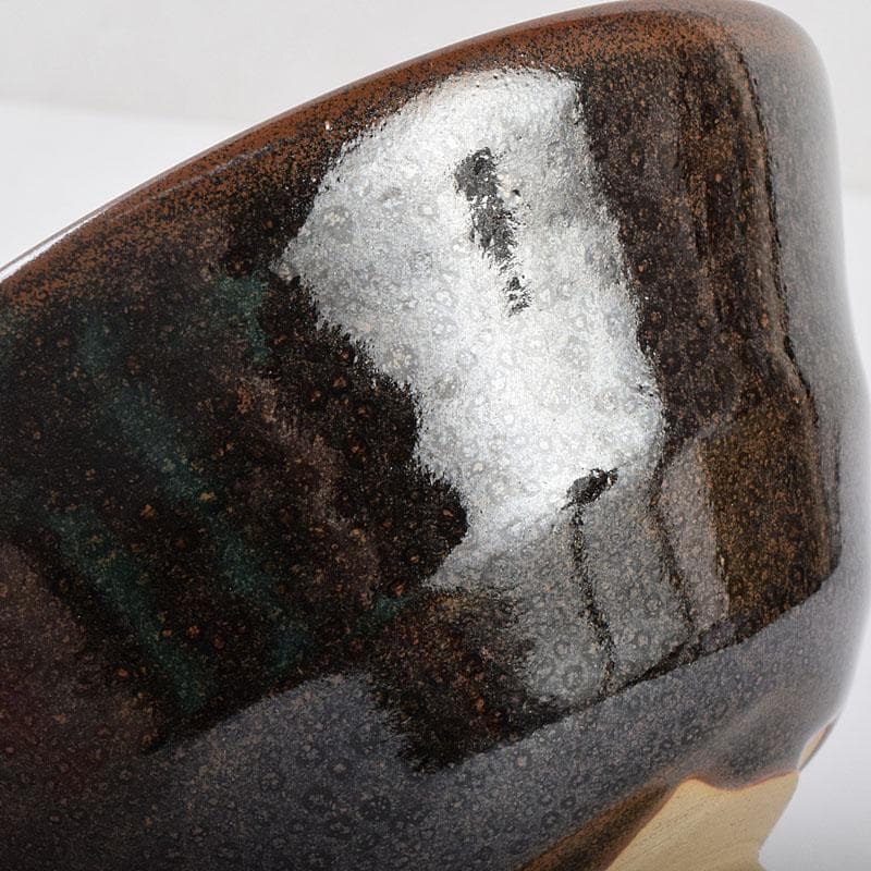 茶道具 上野焼 十五代 熊谷紅陽作 茶碗 堀内宗完(兼中斎)極め箱 VR9097