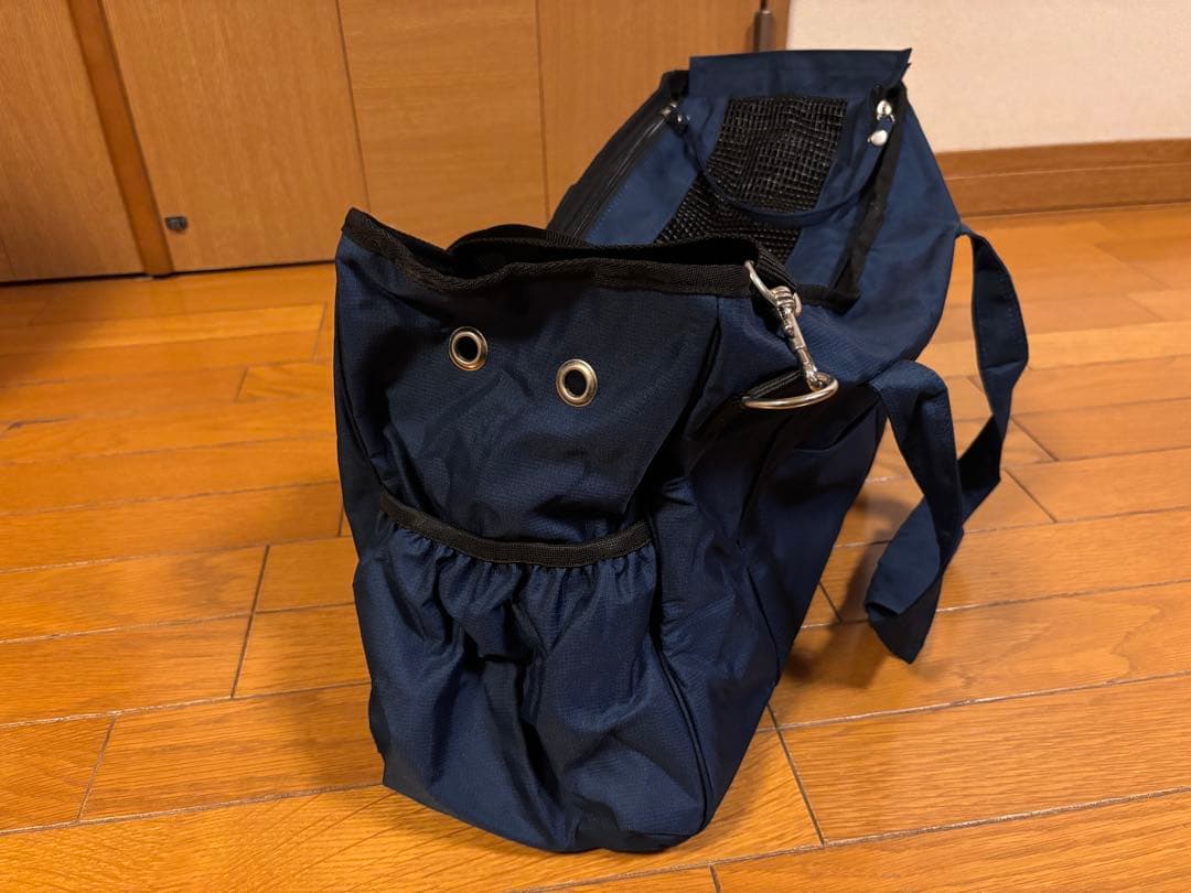 Dog Dept ドッグデプト ペット用ソフトキャリーバッグ ネイビー - メルカリ