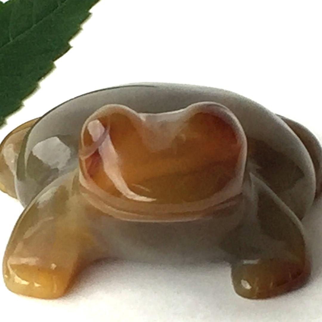 天然石 開運風水 グッズ 瑪瑙 メノウ 蛙 かえる カエル