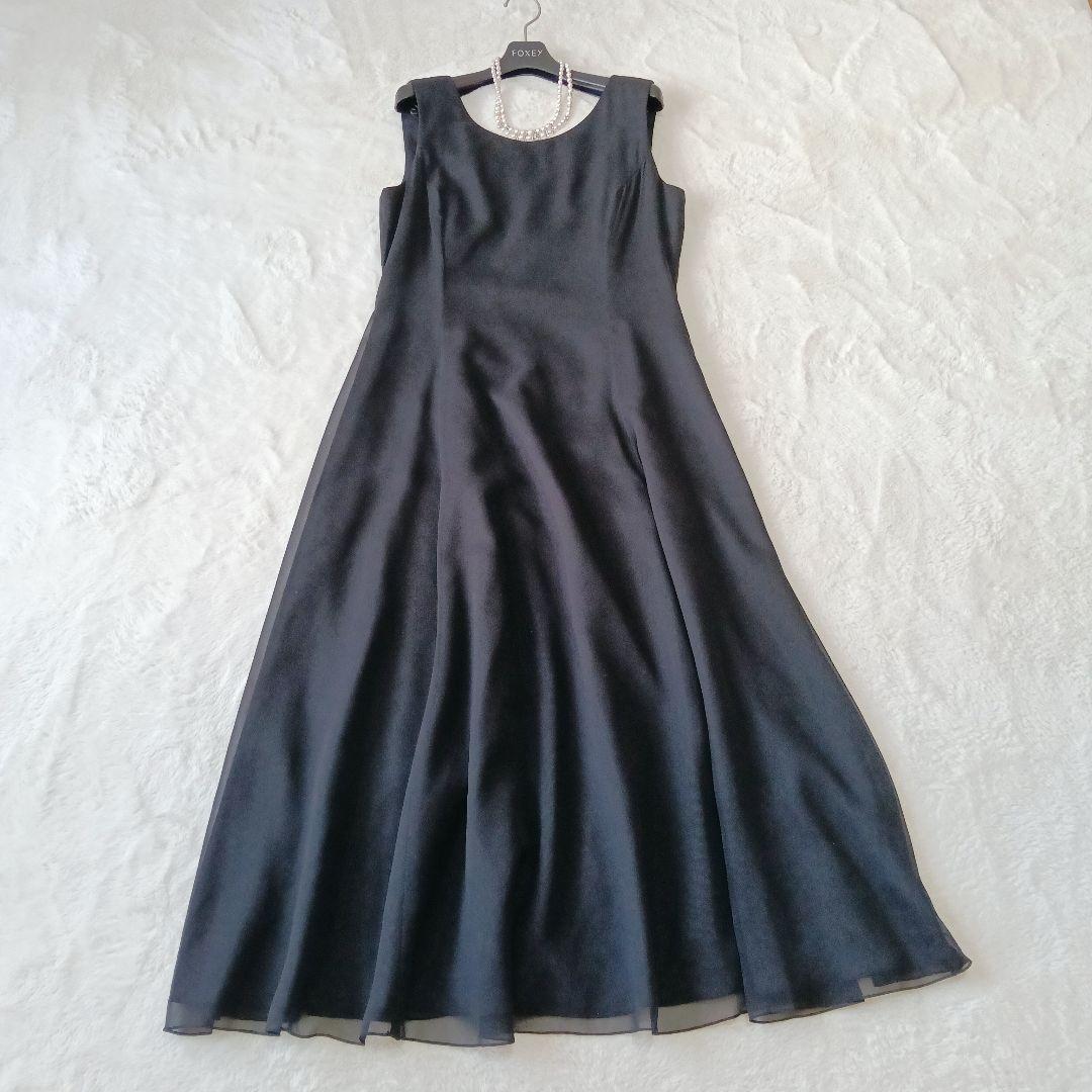 東京ソワール　COCCO LUSSI　13号 大きいサイズ　マザーズドレス　黒