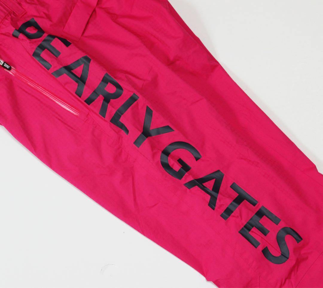 《パーリーゲイツ》新品 ナイロン 高機能防水性レインパンツ 2(W76~82)