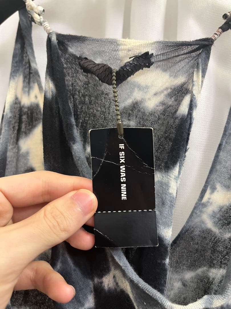 ifsixwasnine スカルボタン装飾タンクトップ　新品未使用タグ付き