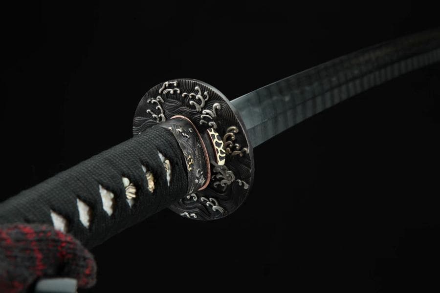 三色銅波刀皿侍刀 模造刀 居合刀 武士道 武具 漢剣 唐刀 龍泉剣 手鍛造打