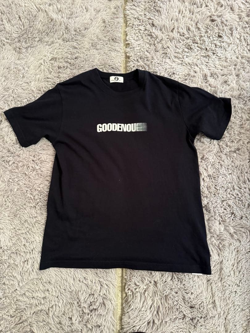 レア物グッドイナフ Tシャツ GOODENOUGH モーションロゴ 黒 M
