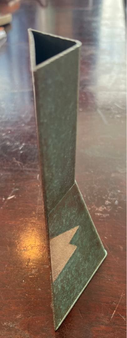 河野三秋　銅緑掛花