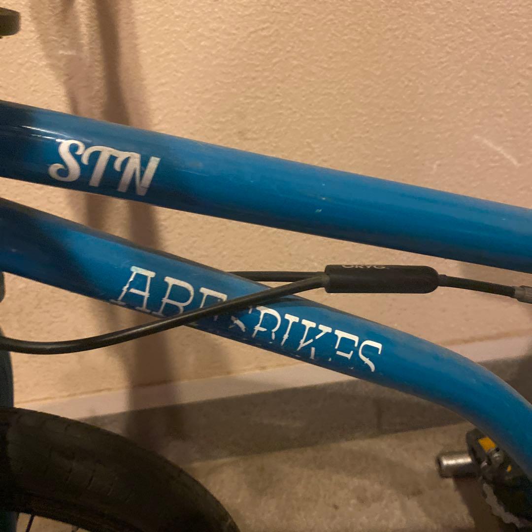 aresbikes キッズ STN 室内保管　BMX 青　静岡市引き取り希望