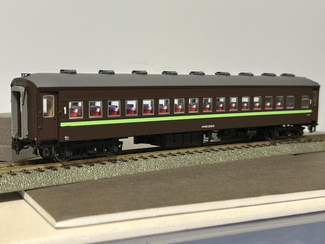 アクラス スロ43 シングルルーフ 淡緑帯 リベット無し ぶどう2号