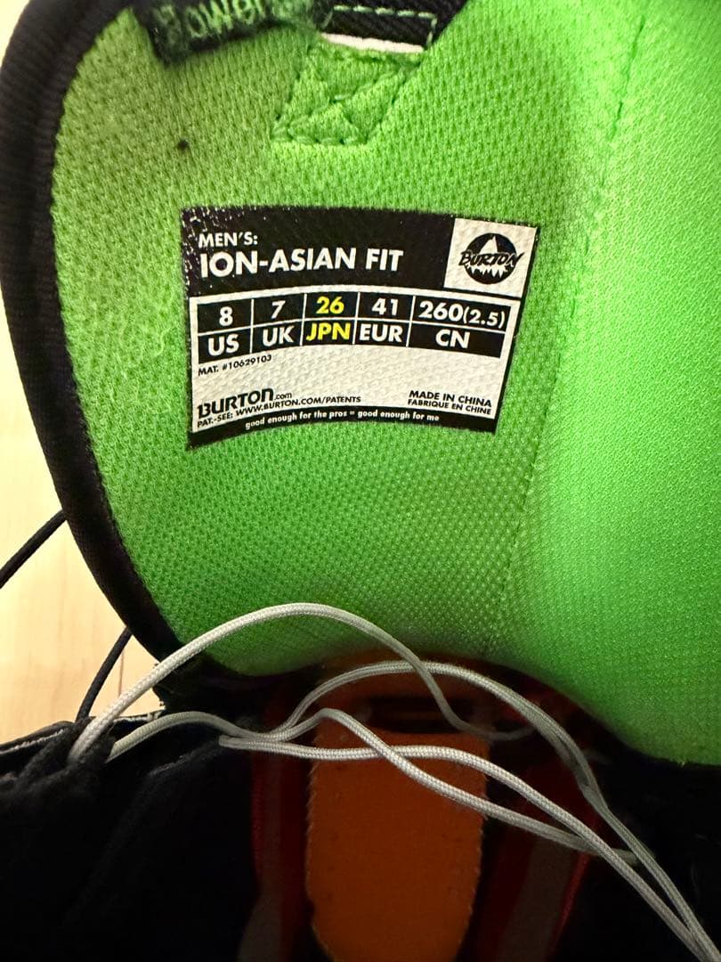 BURTON/バートンION-ASIAN FIT スノーボードブーツ 26cm