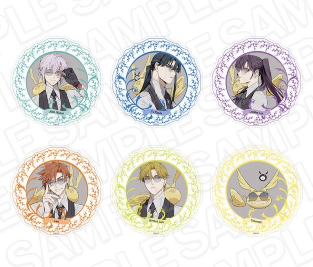 D.Gray-man theキャラカフェ ラメアクリルコースター - メルカリ