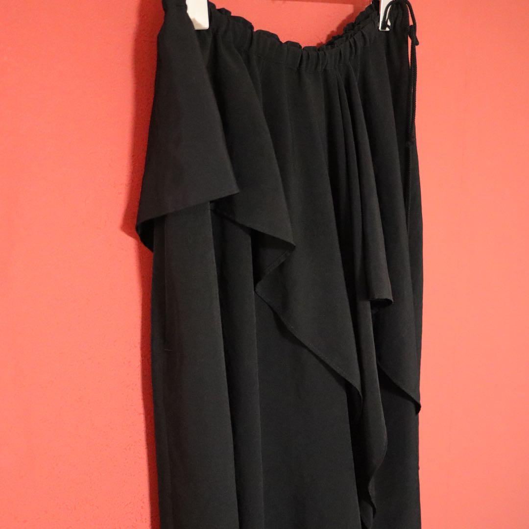 美品 / モード】Y's ヨウジヤマモト トリアセテート ラッフルパンツ 美