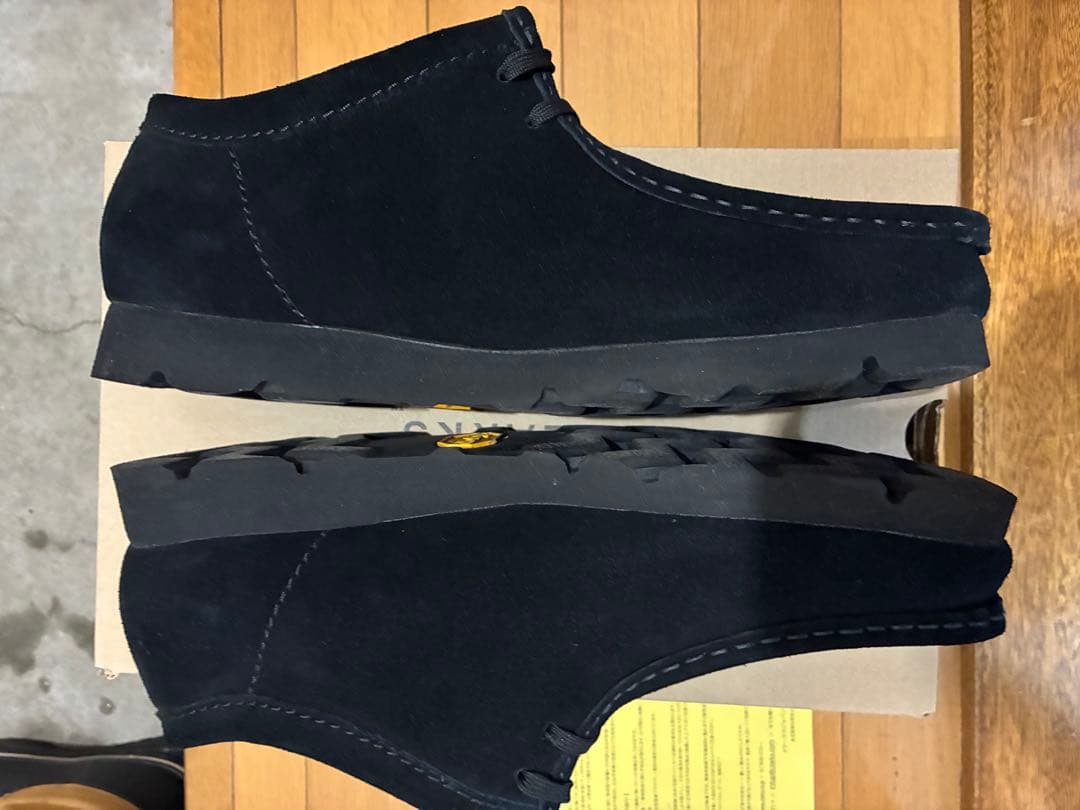 CLARKS Wallabee GTX ブラック 43