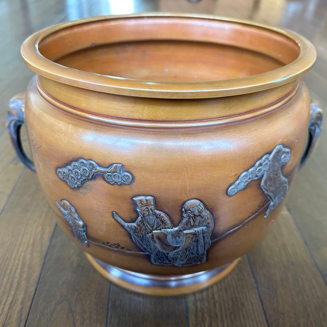 限定価格 宣徳火鉢 銅 火鉢 アンティーク - メルカリ