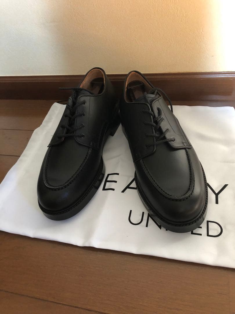 BEAUTY&YOUTH ブラックレザーシューズ US8