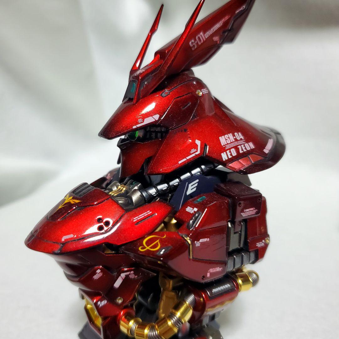 サザビー塗装参考見本+内部メカ塗装見本メタルパイプ例