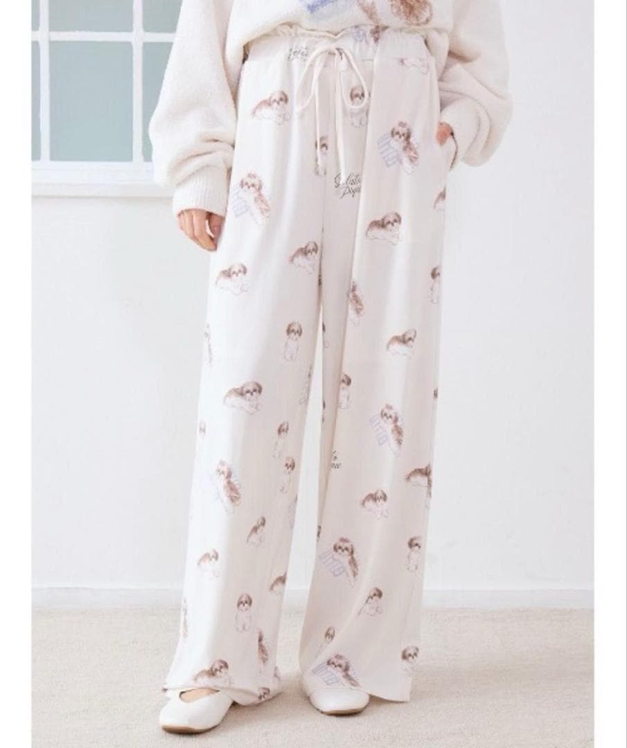 ジェラートピケ シーズージャガードプルオーバー&ロングパンツSET