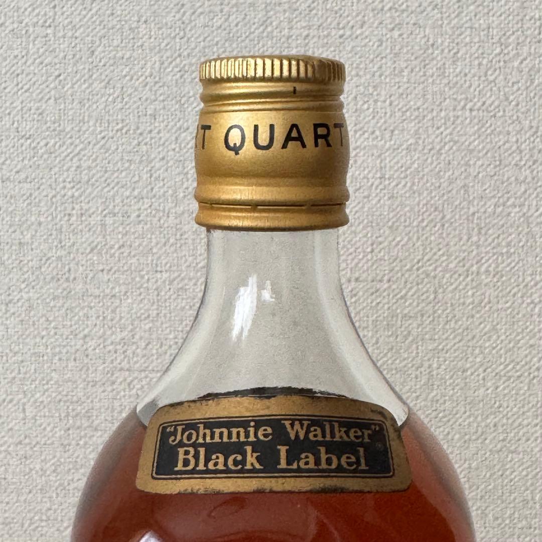 古酒1970年代【1000ml 】ジョニーウォーカーBLACK LABEL白紋章