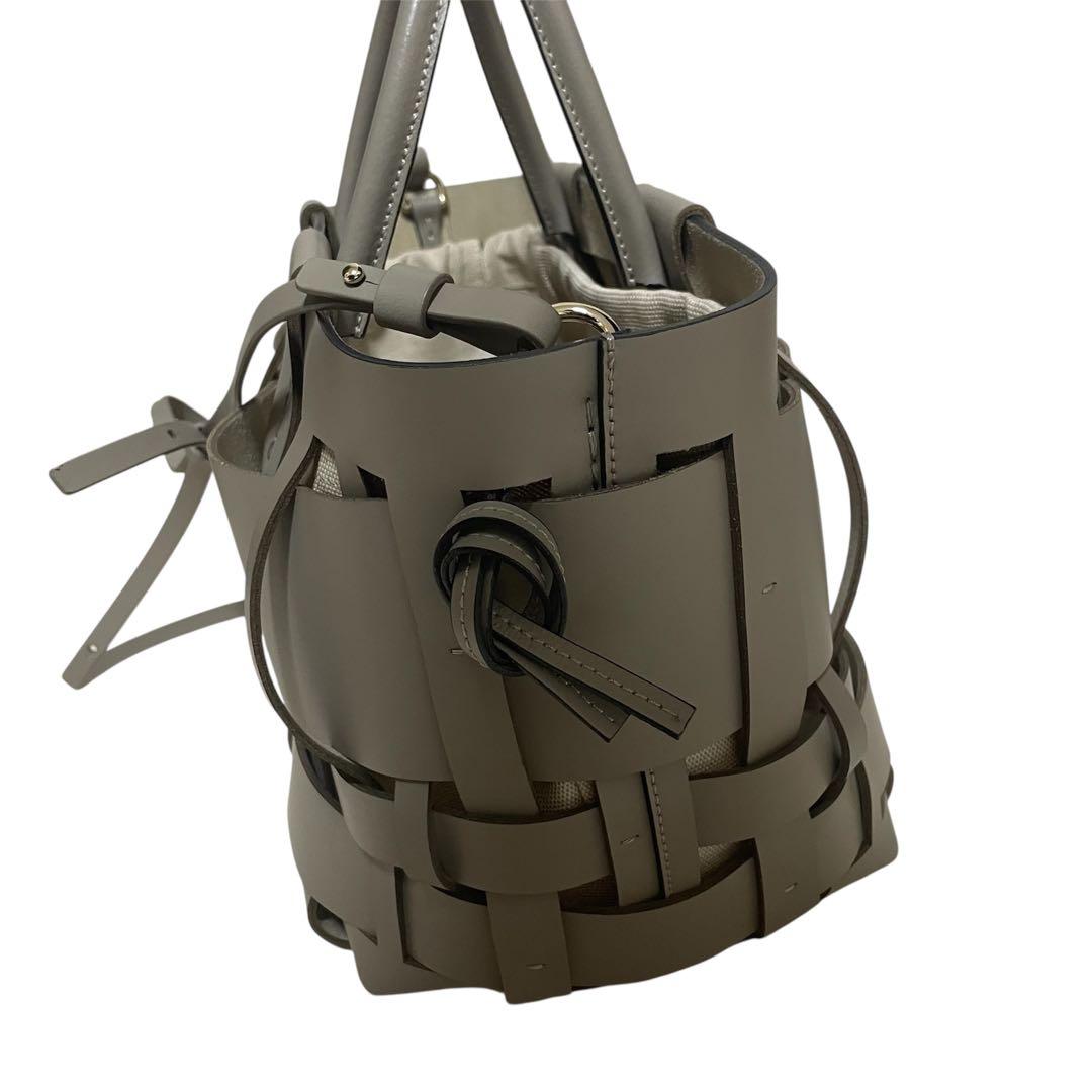 極美品 定価¥162,800 ザンケッティ WOVEN BUCKET バッグ