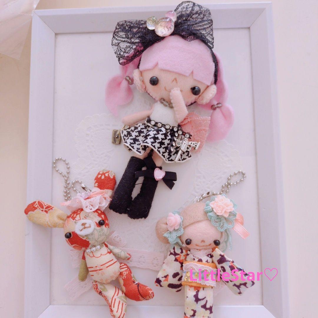 フェイさん 羊毛フェルトドール アウトフィット付き miさま 386.387