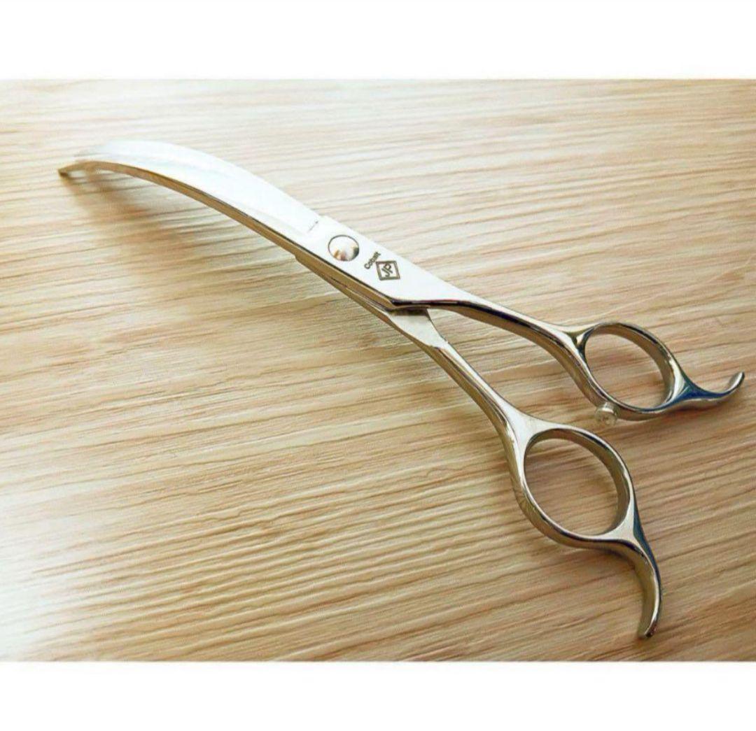 最高級ハイカーブシザー切れ味抜群トリミングシザートリマーペット犬猫