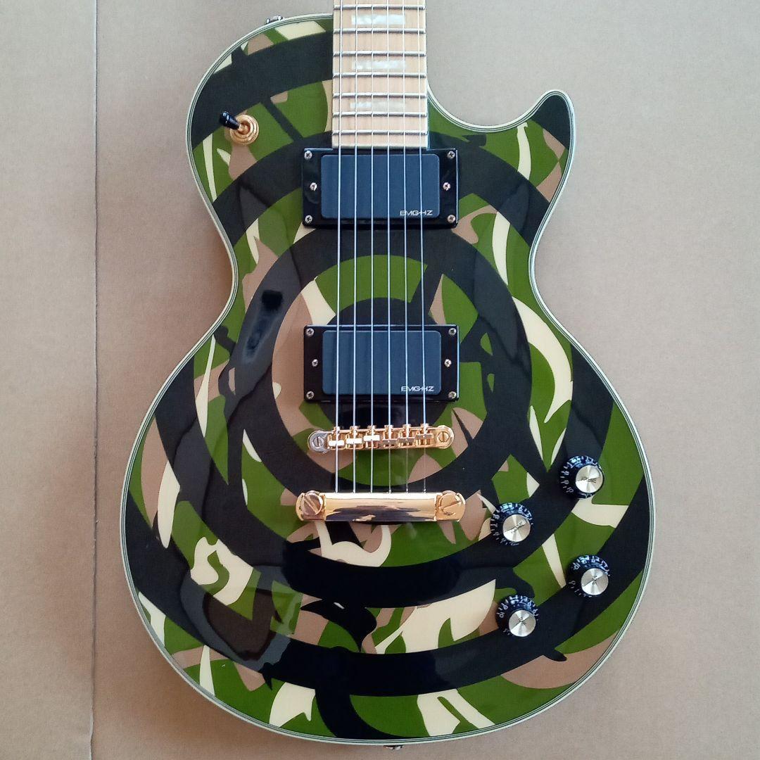 人気 エピフォン ザックワイルド レスポールカスタムモデル ブルズアイ