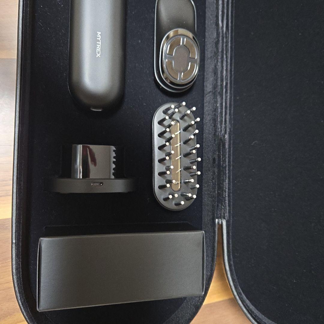 医療団体推奨） MYTREX 美顔器 ブラック 充電器・ブラシ付き