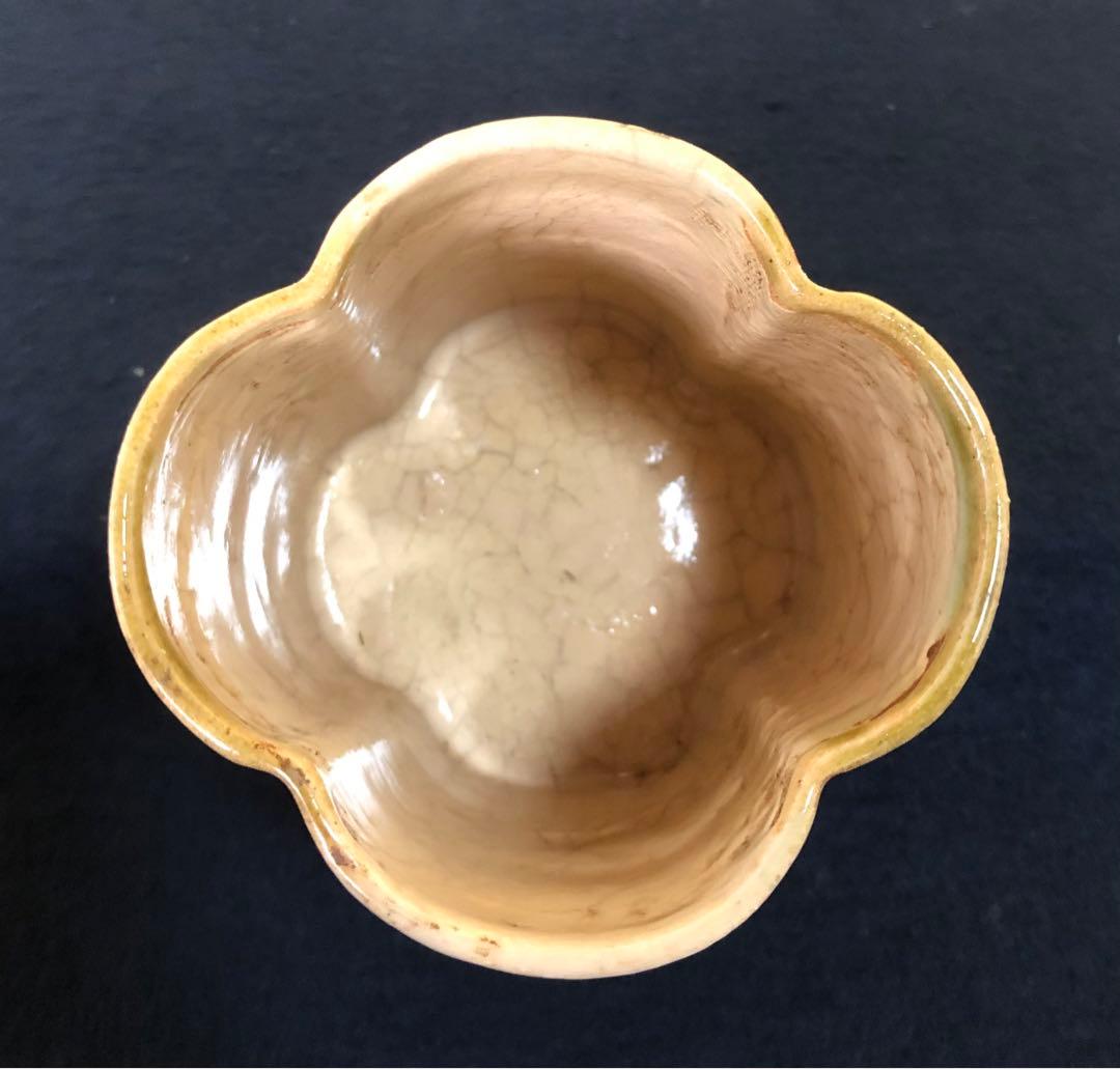 《R》織部焼 深向付5客 筒向付 小鉢 懐石 木箱 260109き2