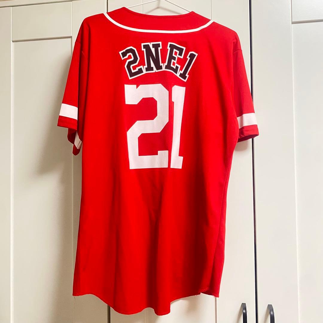 公式 2NE1 BLACKJACK NOLZA ベースボールシャツ レア 公式 2NE1