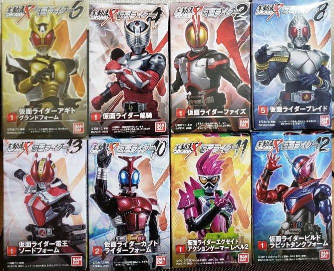 SHODO-X 仮面ライダー1～13『平成ライダー基本フォームセット』 - メルカリ
