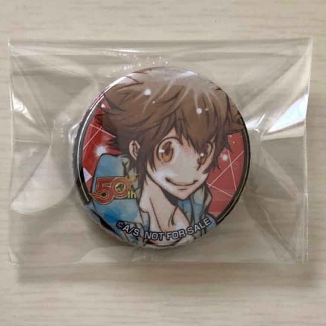 リボーン ジャンプ 50周年 缶バッジ 沢田 綱吉 ジャンショ特典 - メルカリ