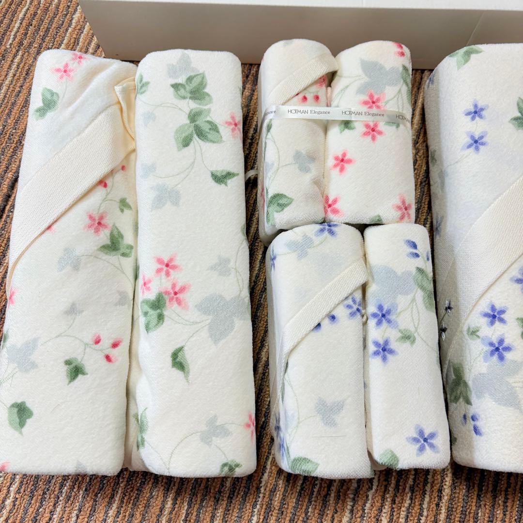 HOTMAN ホットマン 花柄ガーゼタオルセット ギフト ホットマン公式