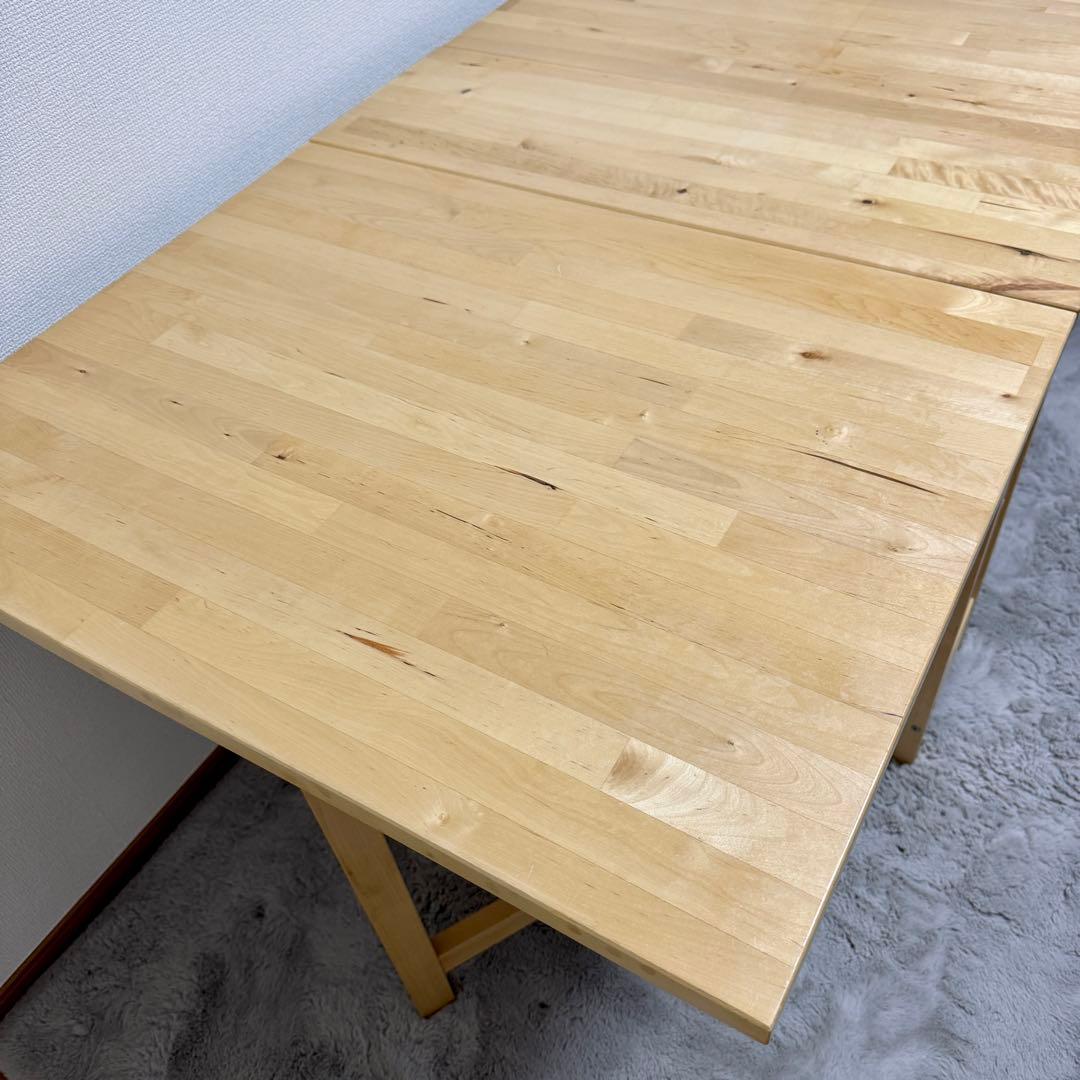 【廃盤ナチュラルカラー】IKEA NORDEN ノールデン ゲートレックテーブル