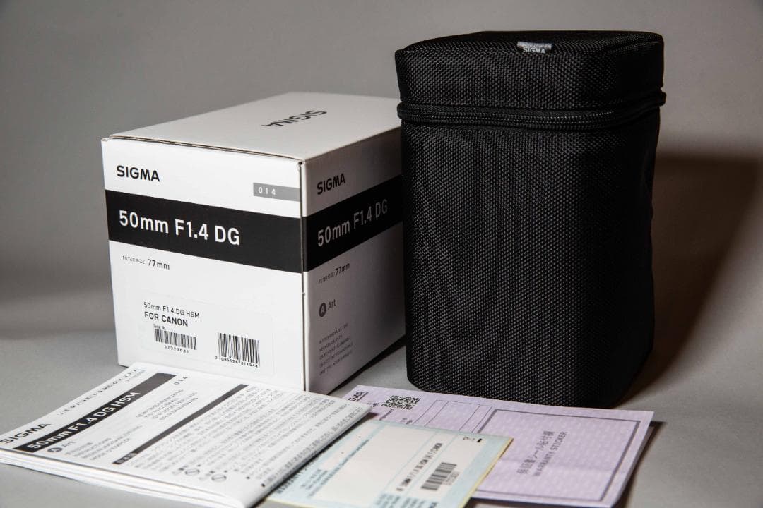 新品】Sigma 50mm F1.4 DG HSM Art Canon 箱保証の通販はau PAY
