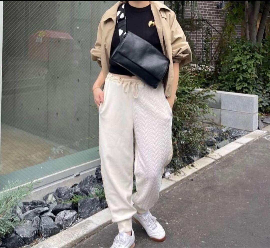 ★未使用品★ear イアパピヨネ ワイドテープショルダーバッグ