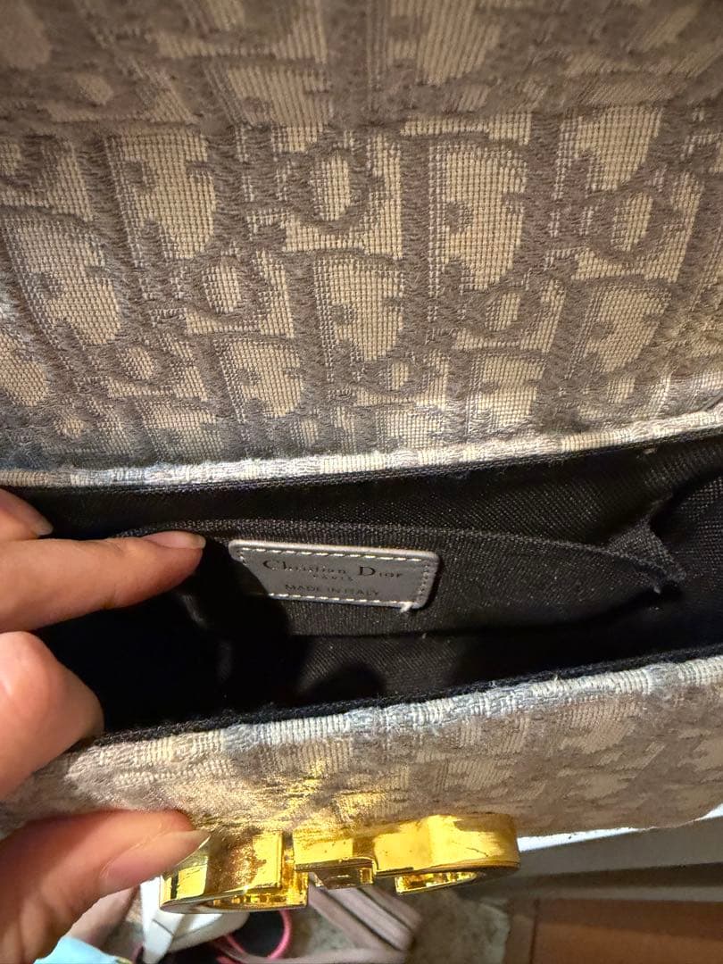 Christian Dior ショルダーバッグ グレー