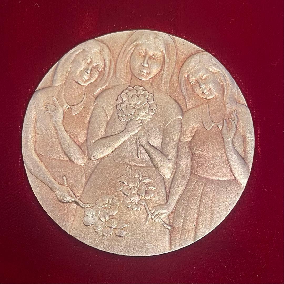 純銀114.28g★昭和63年　桜の通り抜け記念 純銀メダル ★造幣局