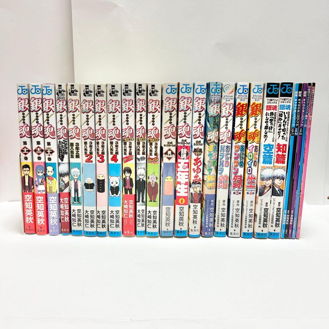 送料込み】《25冊セット》銀魂 関連本 小説 キャラクターブック 特典多数