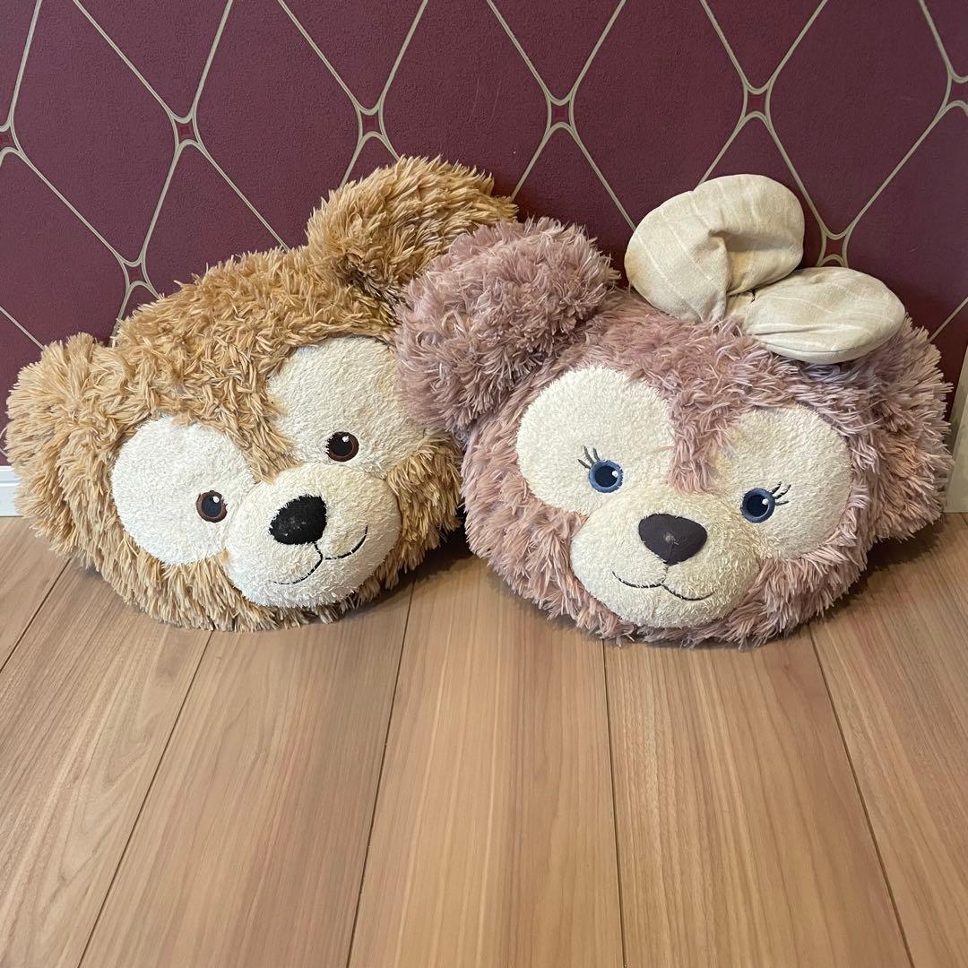 ダッフィー&シェリーメイ お顔クッション - メルカリ