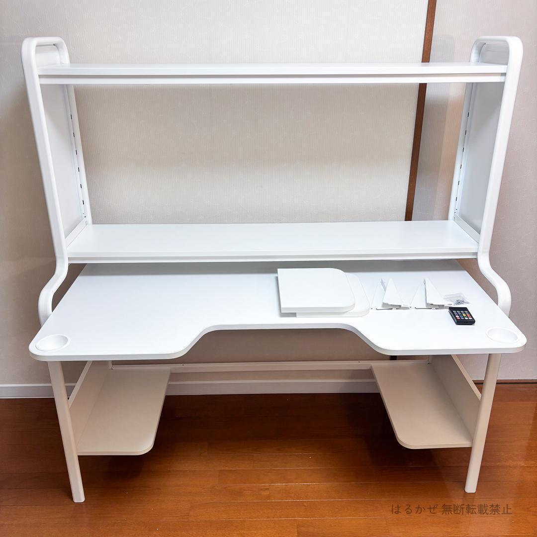 【IKEA イケア】ゲーミングデスク FREDDE フレッデ ホワイト