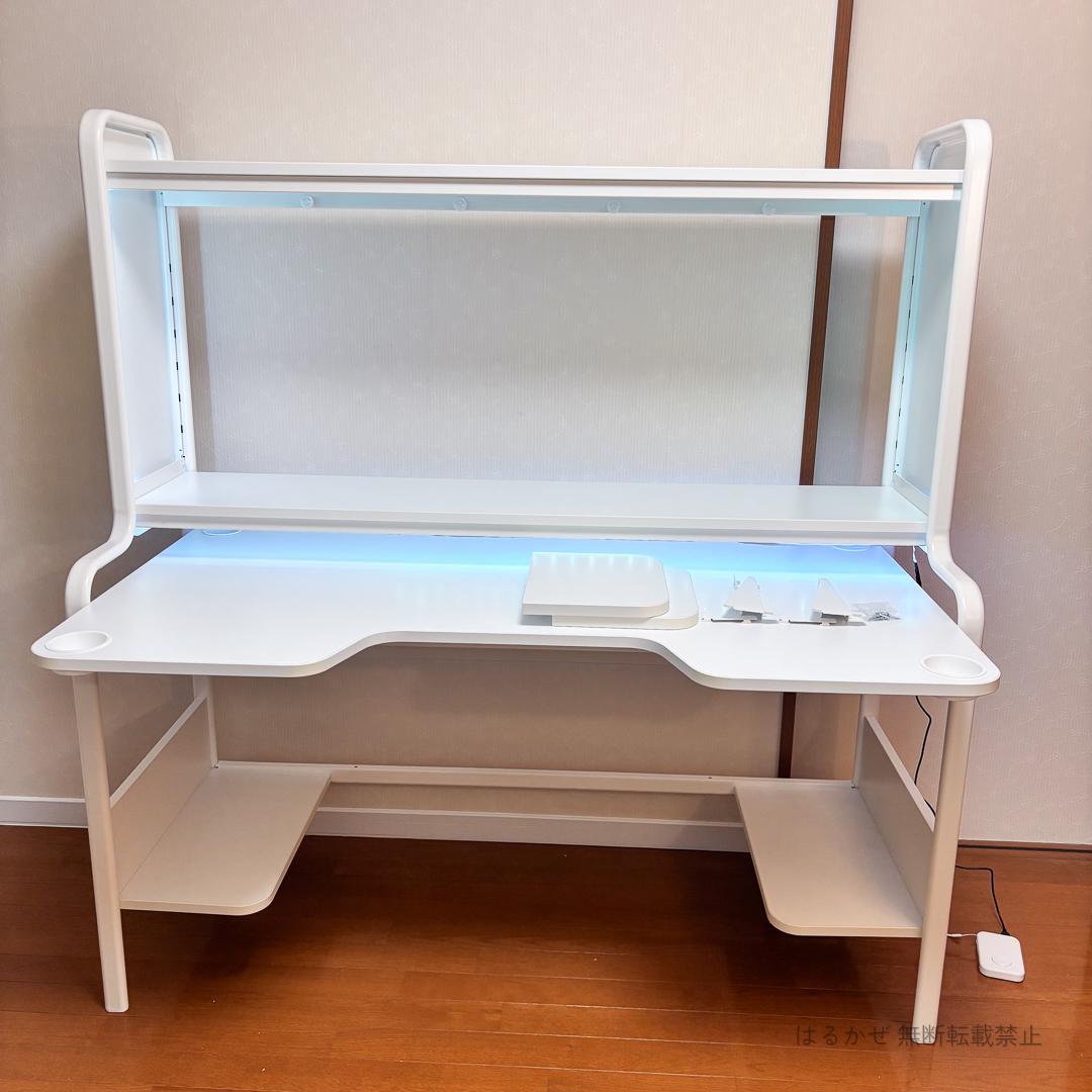 【IKEA イケア】ゲーミングデスク FREDDE フレッデ ホワイト