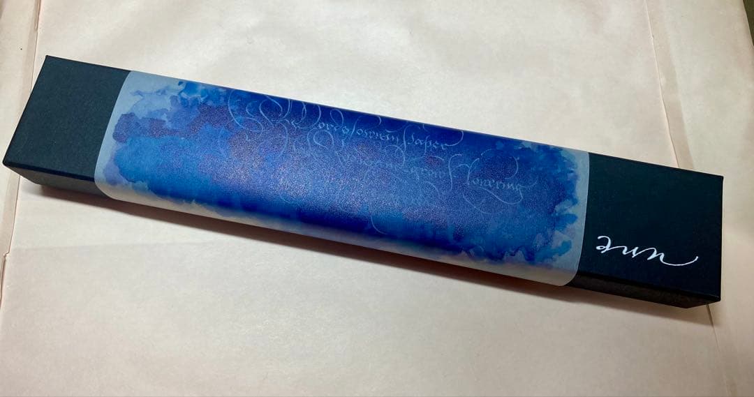 aun ガラスペン 中細(FM)【クロードモネ　睡蓮】