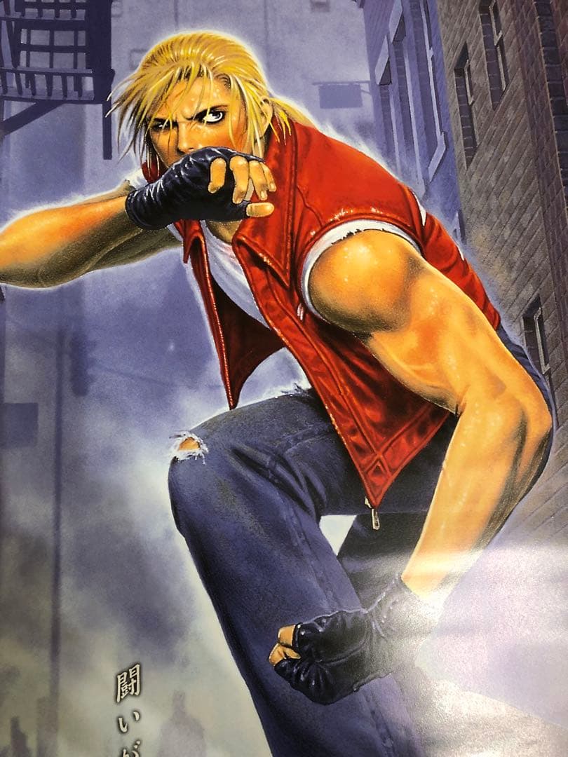 非売品】リアルバウト餓狼伝説2 SNK テリー ボガード B2 ポスター