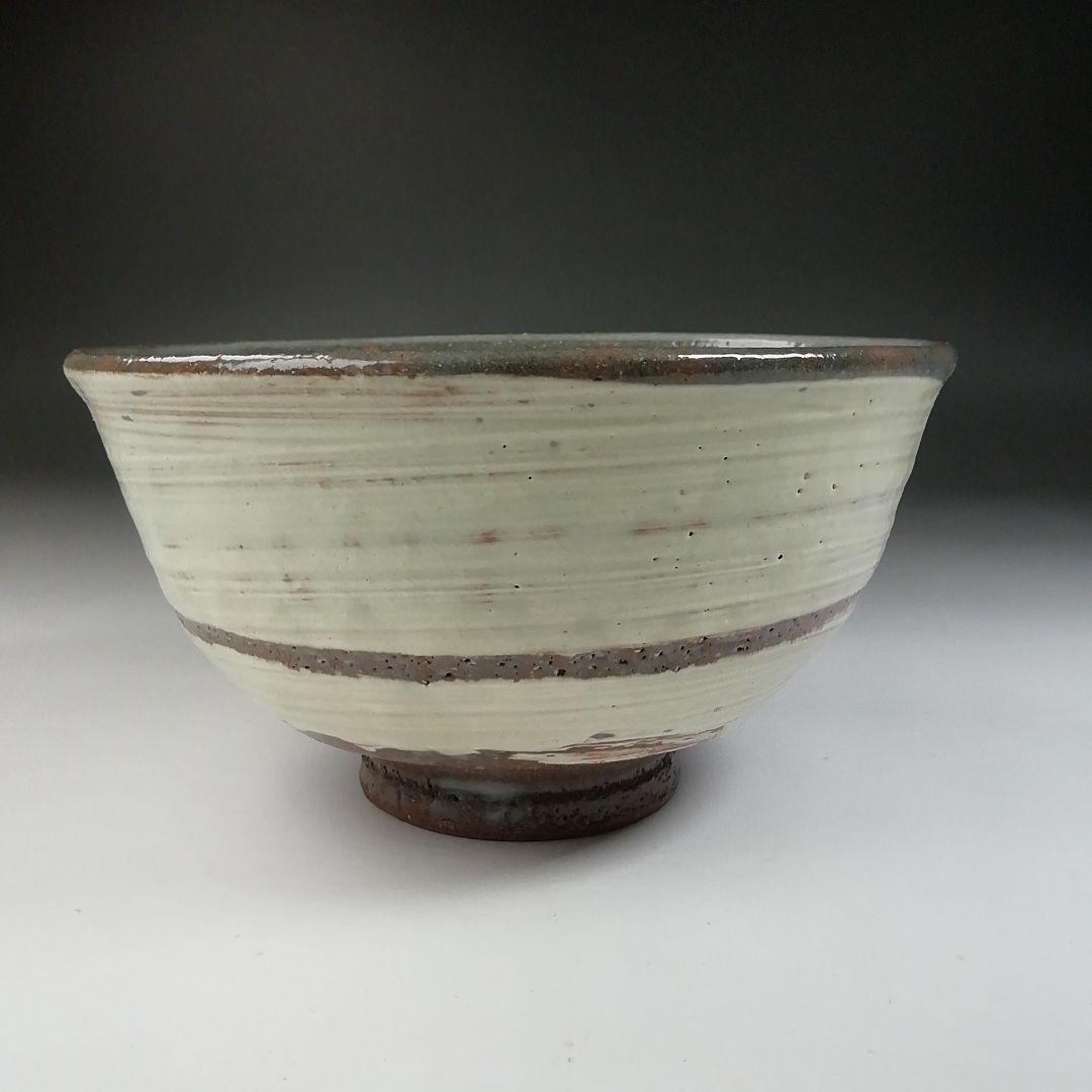 T565 茶碗 『二徳三島写 茶碗』『祥雲窯 原清和』 共箱 抹茶碗 茶道具